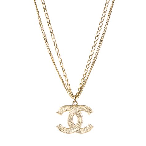 chanel cc chain necklace